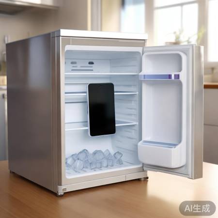 容声冰箱客户护航中心教大家#手机放冰箱里可以吗？揭秘真相