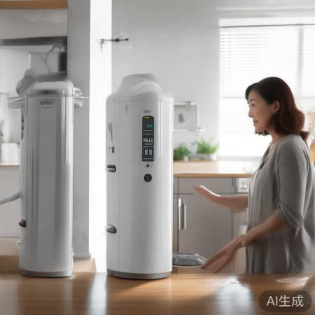 德能热水器空气能速修服务点分解&美的空气能热水器正确放水方法教程